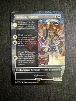 MTG Summon: Yojimbo (Borderless) Commander: Final Fantasy Regular - Image 1
