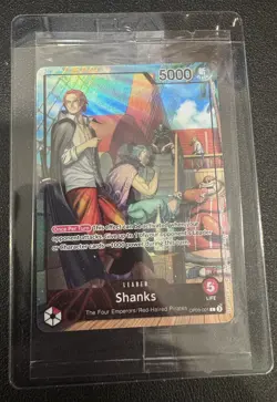 One Piece Shanks Leader PSA Promo Card Exclusive OP09-001 Sealed - Image 1