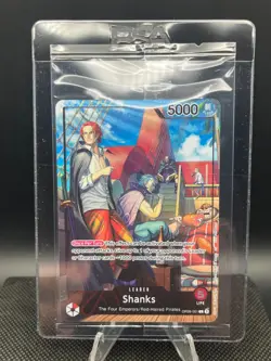 One Piece Shanks Leader PSA Promo Card Exclusive OP09-001 Sealed - Image 1