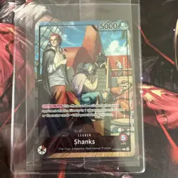 One Piece Shanks Leader PSA Promo Card Exclusive OP09-001 Sealed - Image 1