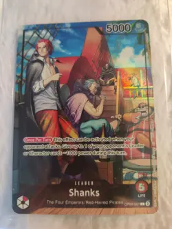 One Piece Shanks Leader PSA Promo Card Exclusive OP09-001 Sealed - Image 1