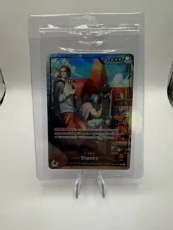 One Piece Shanks Leader PSA Promo Card Exclusive OP09-001 Sealed - Image 1