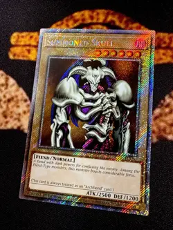 YUGIOH â€¢ SUMMONED SKULL â€¢ PLATINUM SECRET RARE â€¢ RA03-EN086 â€¢ 1st EDITION â€¢ NM - Image 3