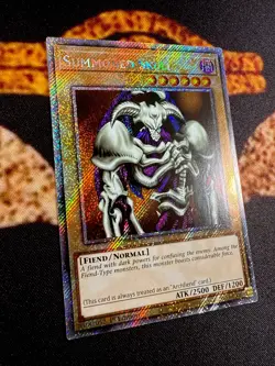 YUGIOH â€¢ SUMMONED SKULL â€¢ PLATINUM SECRET RARE â€¢ RA03-EN086 â€¢ 1st EDITION â€¢ NM - Image 4