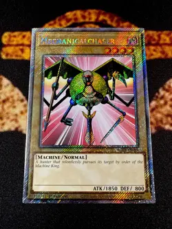 YUGIOH â€¢ MECHANICALCHASER â€¢ PLATINUM SECRET RARE â€¢ RA03-EN094 â€¢ 1st EDITION â€¢ NM - Image 2