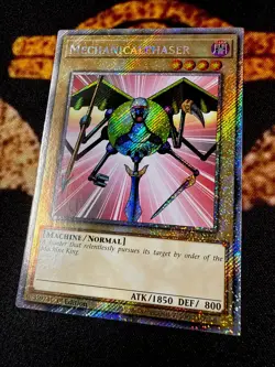 YUGIOH â€¢ MECHANICALCHASER â€¢ PLATINUM SECRET RARE â€¢ RA03-EN094 â€¢ 1st EDITION â€¢ NM - Image 3