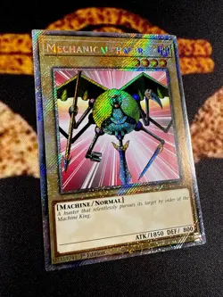 YUGIOH â€¢ MECHANICALCHASER â€¢ PLATINUM SECRET RARE â€¢ RA03-EN094 â€¢ 1st EDITION â€¢ NM - Image 4