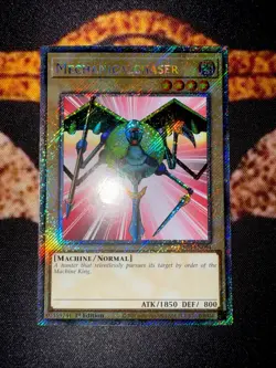 YUGIOH â€¢ MECHANICALCHASER â€¢ PLATINUM SECRET RARE â€¢ RA03-EN094 â€¢ 1st EDITION â€¢ NM - Image 5