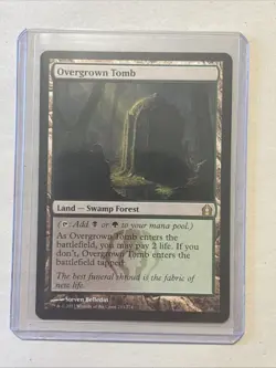 MTG Magic the Gathering Card LP - Overgrown Tomb - Image 1