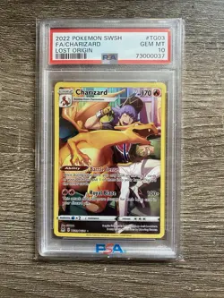Charizard Lost Origin Full Art Holo Pokemon Card PSA 10 - Image 1