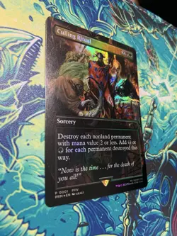 CULLING RITUAL  -  FINAL FANTASY MTG Promo WPN FULL ART NM Foil - Image 2