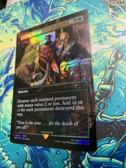 CULLING RITUAL  -  FINAL FANTASY MTG Promo WPN FULL ART NM Foil - Image 3