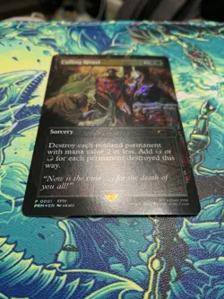 CULLING RITUAL  -  FINAL FANTASY MTG Promo WPN FULL ART NM Foil - Image 4