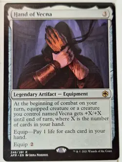 Hand of Vecna - Adventures in the Forgotten Realms - Magic the Gathering MTG - Image 1