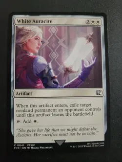 White Auracite #41 FINAL FANTASY FIN MTG Combine Shipping 1-10 $4.88 - Image 1