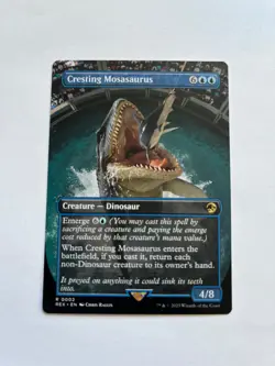Cresting Mosasaurus NM (Borderless) Universes Beyond: Jurassic World MTG - Image 1