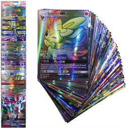 20Pcs English Pokemon Cards GX Tag Team Vmax EX Mega Shining Game Battle Carte - Image 6