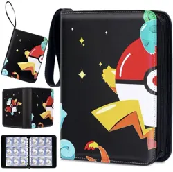 Card Binder for Pokemon Cards Holder Fits 900 Cards w/ 50 Removable Sleeves TCG - Image 1