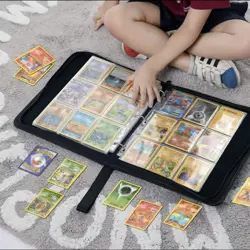 Card Binder for Pokemon Cards Holder Fits 900 Cards w/ 50 Removable Sleeves TCG - Image 11