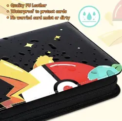 Card Binder for Pokemon Cards Holder Fits 900 Cards w/ 50 Removable Sleeves TCG - Image 6