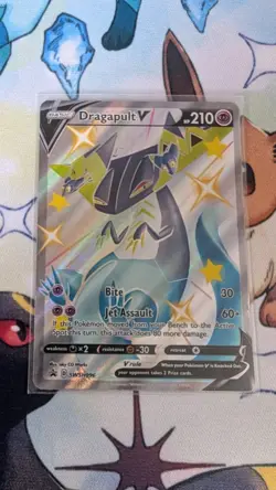 Pokémon TCG Dragapult v SWSH096 Holo Promo Card - Image 2