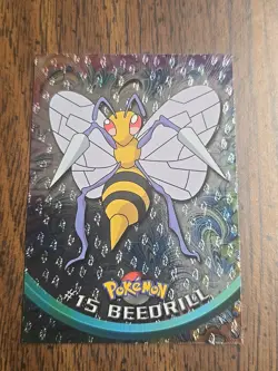 Beedrill 15 TOPPS Pokemon Card - Textured Foil - Image 3