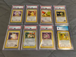 Pokemon Meowth PSA 10 8 card lot CGC 9 Graded - Image 13