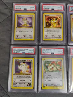 Pokemon Meowth PSA 10 8 card lot CGC 9 Graded - Image 2