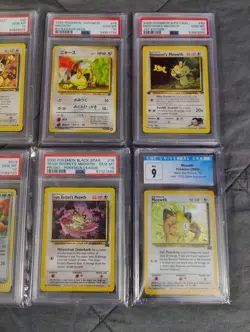 Pokemon Meowth PSA 10 8 card lot CGC 9 Graded - Image 3