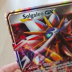 Pokemon TCG Oversized Sun & Moon Promo Card 89/149 Solgaleo GX Full Art Holo - Image 15