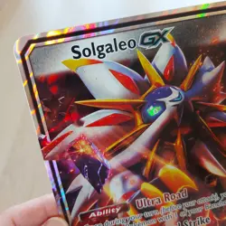 Pokemon TCG Oversized Sun & Moon Promo Card 89/149 Solgaleo GX Full Art Holo - Image 3