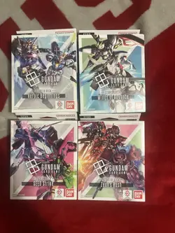 GUNDAM TCG CARD GAME STARTER DECK SET OF FOUR ST01 ST02 ST03 ST04 ENGLISH - Image 3