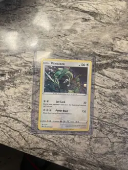 Pokemon Cards Rayquaza SWSH029 Promo  Holo Nr Mint Card - Image 1