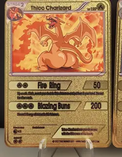 5 Thicc Sets Charizard Pikachu & Blastoise Collectible Metal Card Sets 4 WORD885 - Image 2