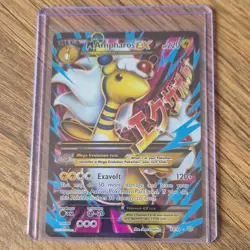 Mega Ampharos EX Full Art 88/98 Pokemon Card Ancient Origins MP - Image 1