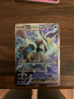 Black Kyurem ex 218/191 Surging Sparks Ultra Rare Pokemon Trading Card Near Mint - Image 1