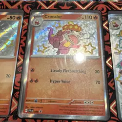 Skeledirge  EX- Paldean Fates Premium Collection- Three Card Display w/ cards! - Image 3