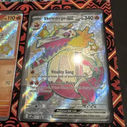 Skeledirge  EX- Paldean Fates Premium Collection- Three Card Display w/ cards! - Image 4