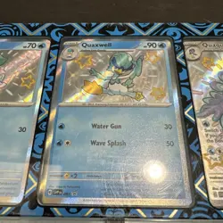 Pokémon Card Palawan Fates Complete Set Of  3Premium Collection Promos, quaxly - Image 3