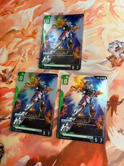 Gundam Card Game Newtype Rising Wing Gundam Zero GD01-024 x3 + x2 Deathscythe - Image 2