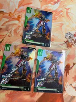 Gundam Card Game Newtype Rising Wing Gundam Zero GD01-024 x3 + x2 Deathscythe - Image 3