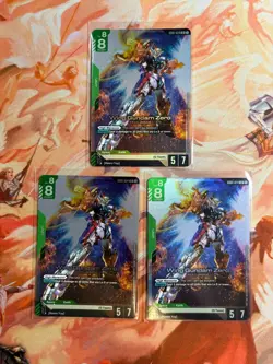 Gundam Card Game Newtype Rising Wing Gundam Zero GD01-024 x3 + x2 Deathscythe - Image 8