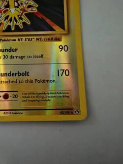 Pokémon TCG Zapdos Evolutions Reverse Holo Card 42/108 Rare - Image 2