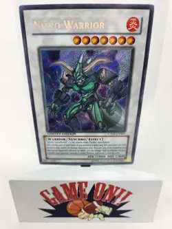 YuGiOh Nitro Warrior CT05-ENS02 Limited Edition Secret Rare LP - Image 1