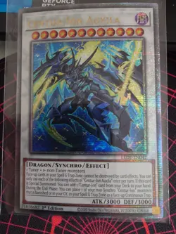 Yu-Gi-Oh Centur-Ion Auxila LED-EN042 1st Edition Secret Rare Quarter Century - Image 2