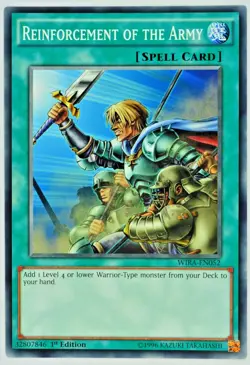 Yugioh Reinforcement of the Army WIRA-EN052 Common 1st Edition - Image 1