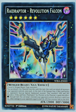 Yugioh Raidraptor - Revolution Falcon WIRA-EN023 Common 1st Edition - Image 2