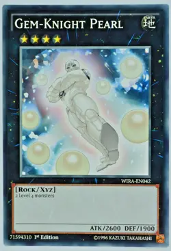 Yugioh Gem-Knight Pearl WIRA-EN042 Common 1st Edition - Image 1