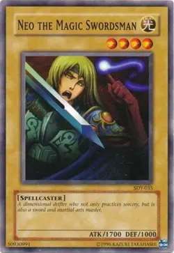 Yugioh! Neo the Magic Swordsman - SDY-035 - Common - Unlimited Edition Near Mint - Image 1