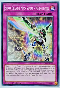 Yugioh Super Quantal Mech Sword - Magnaslayer WIRA-EN039 Common 1st Edition - Image 1